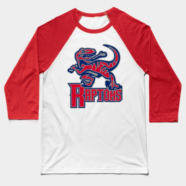 Raptors Baseball Logo Baseball T-Shirt by DavesTees